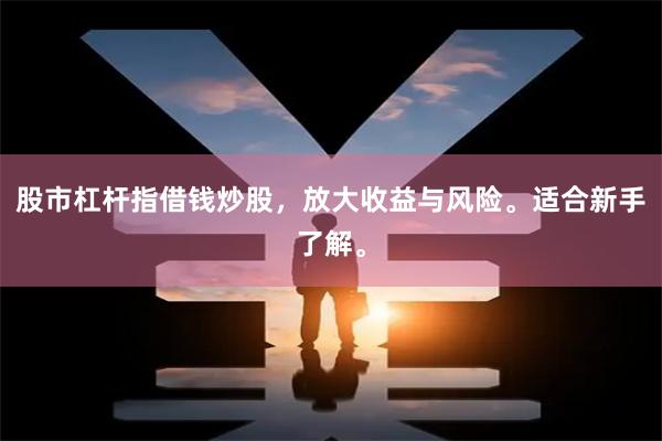 股市杠杆指借钱炒股，放大收益与风险。适合新手了解。